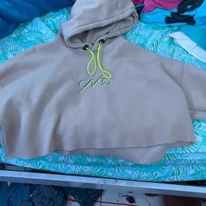 cnco x forever21 plus sized cropped hoodie